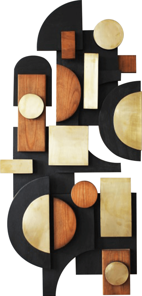 Wood and brass image