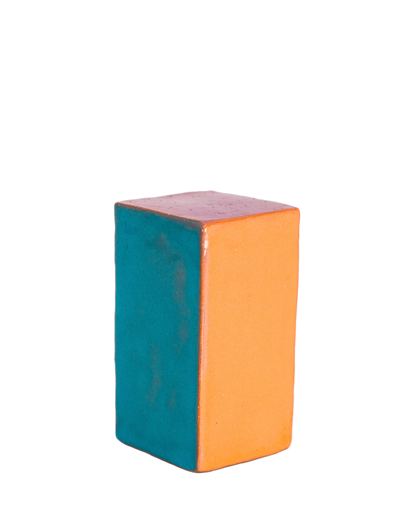 Grand bébé cube (rose, jaune, orange, bleu, violet)