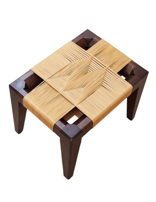 Tabouret assise Fuwa marron clair image