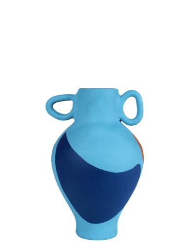 Je réserve l’œuvre de Kanica - Vase moyen bleu