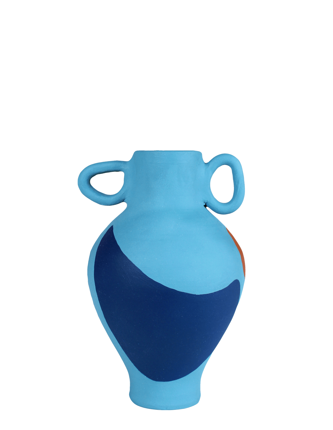 Image of Vase moyen bleu