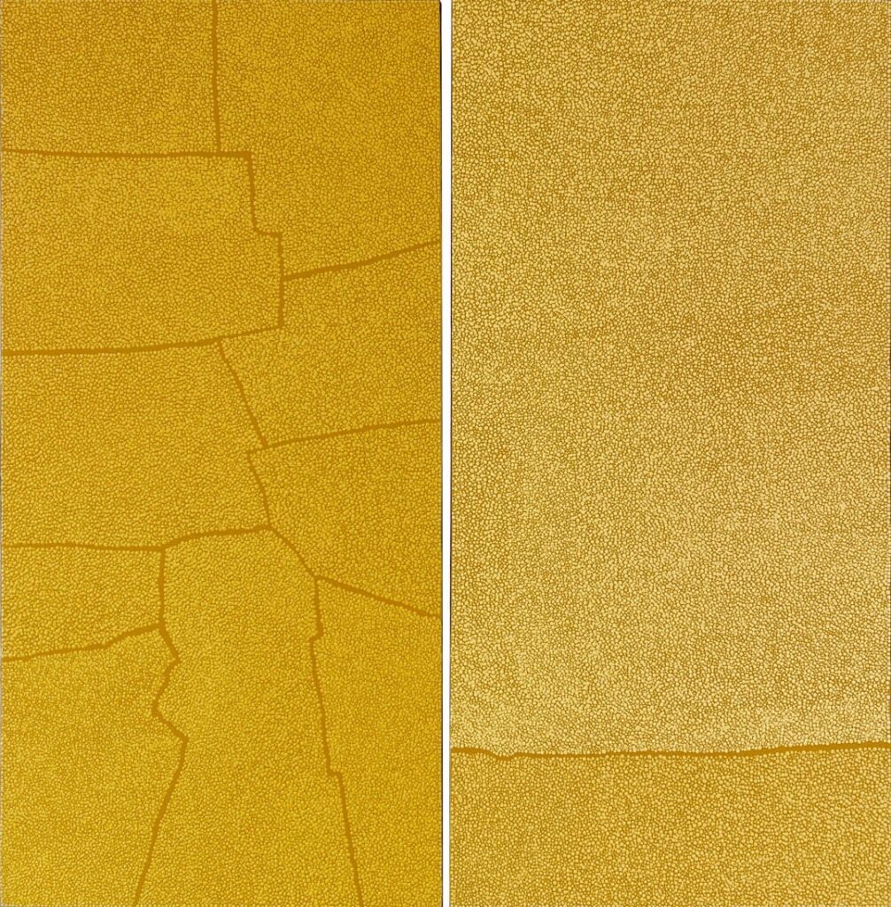 Infinitum 4 (diptyque jaune)