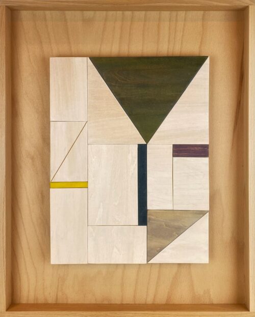 Bas relief couleur I (blanc, gris foncé, gris clair, noir, jaune, violet) image