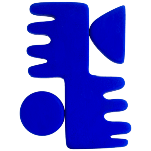 Bleu mat