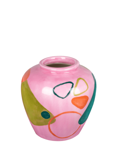 Je réserve l’œuvre de Kanica - Vase colour IV (rose bonbon)