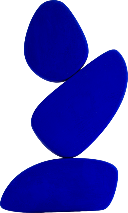 Bleu mat