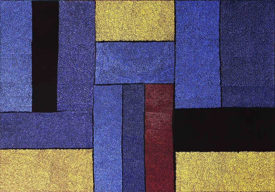 Image of Grand Kotel (jaune, bleu et rouge enlacés)