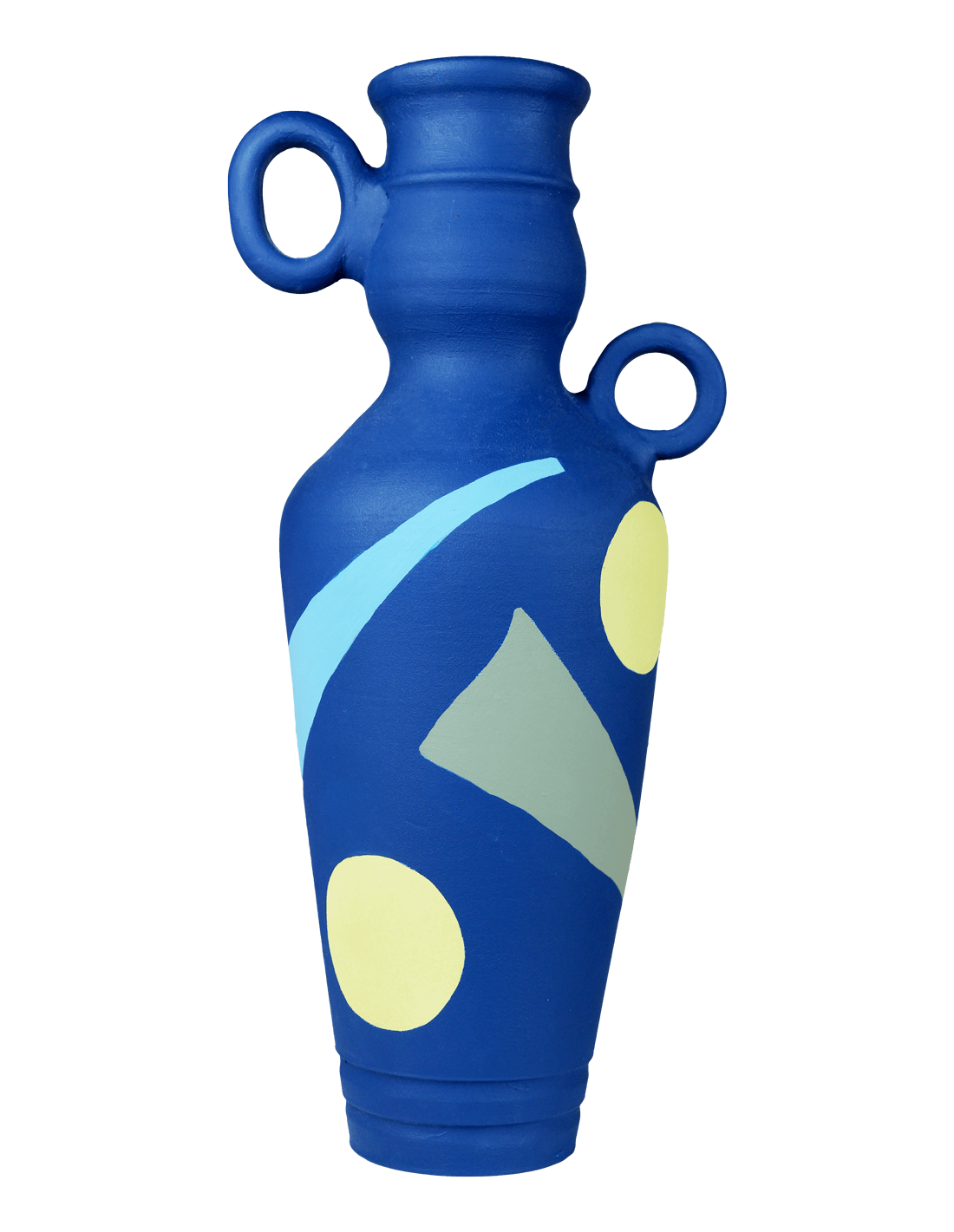 Image of Grand vase bleu marine
