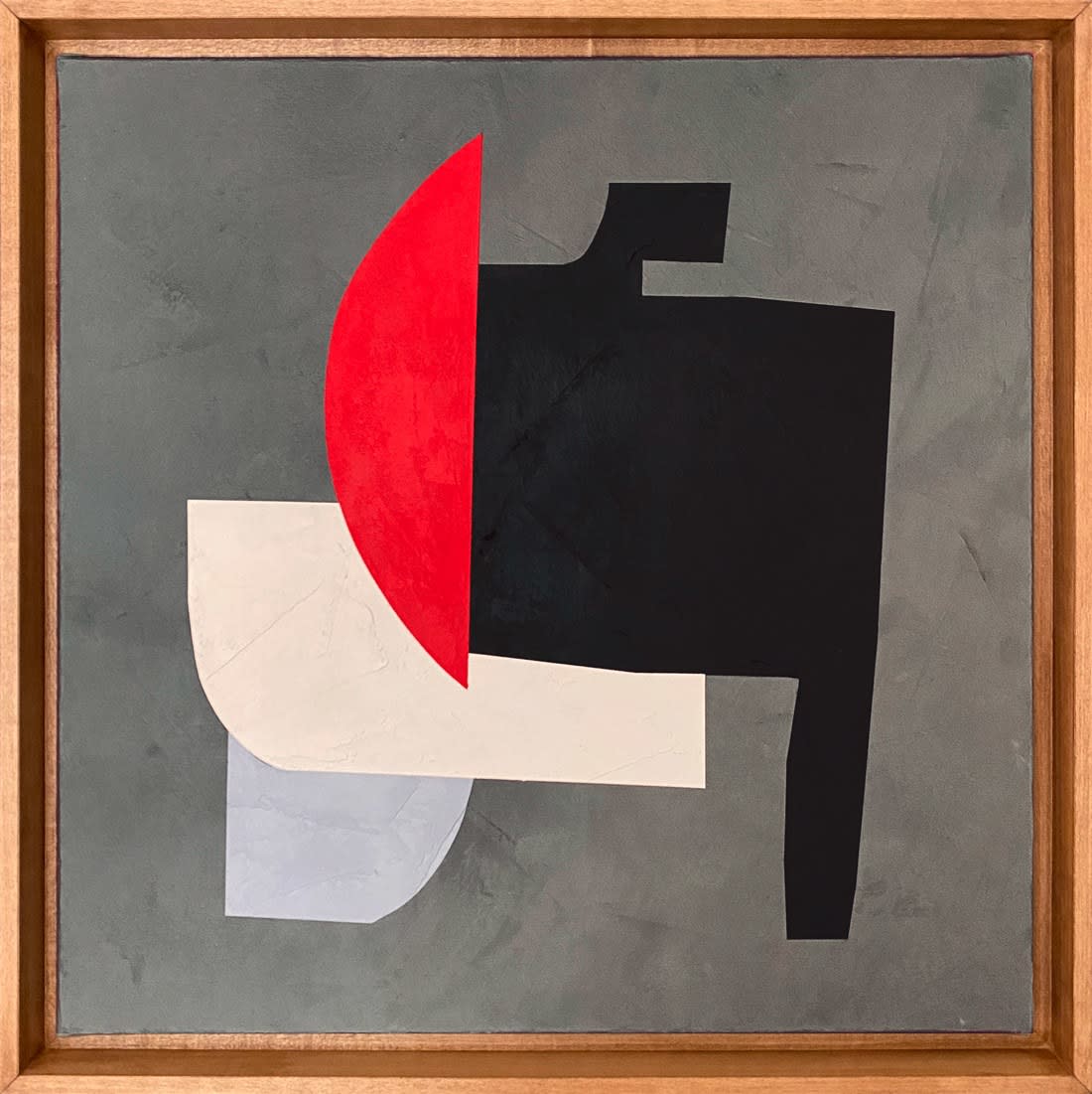 Image of Forme rouge, noire, grise, beige
