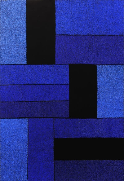Je réserve l’œuvre de Marjolaine de La Chapelle - Grand Kotel (bleus enlacés 1)