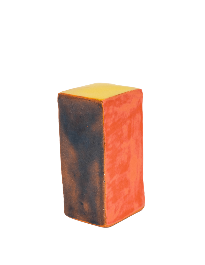 Grand bébé cube (orangé bleuté, rose, jaune, bleu)