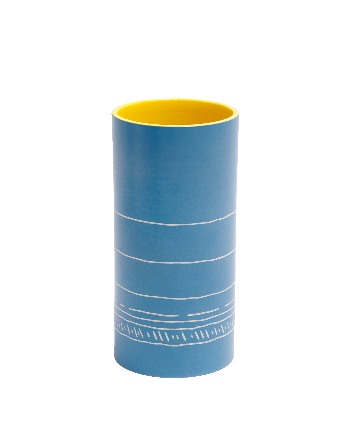 Vase Cadence - bleu