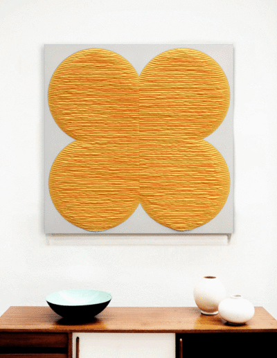 Je réserve l’œuvre de Fernando Daza - Fleur jaune