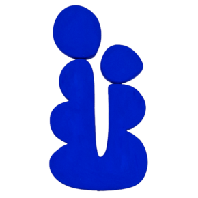 Bleu mat
