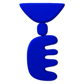 Bleu mat