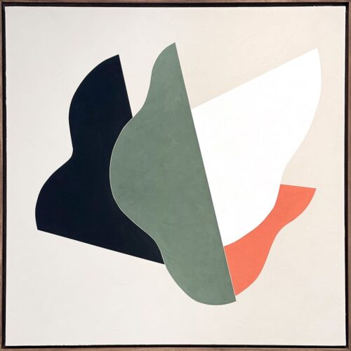 Sans titre (Noir, blanc, vert, orange) image