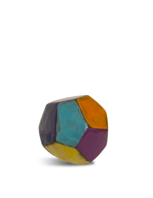 Boule à facettes (rouge, bleu, jaune, violet, vert, noir) image