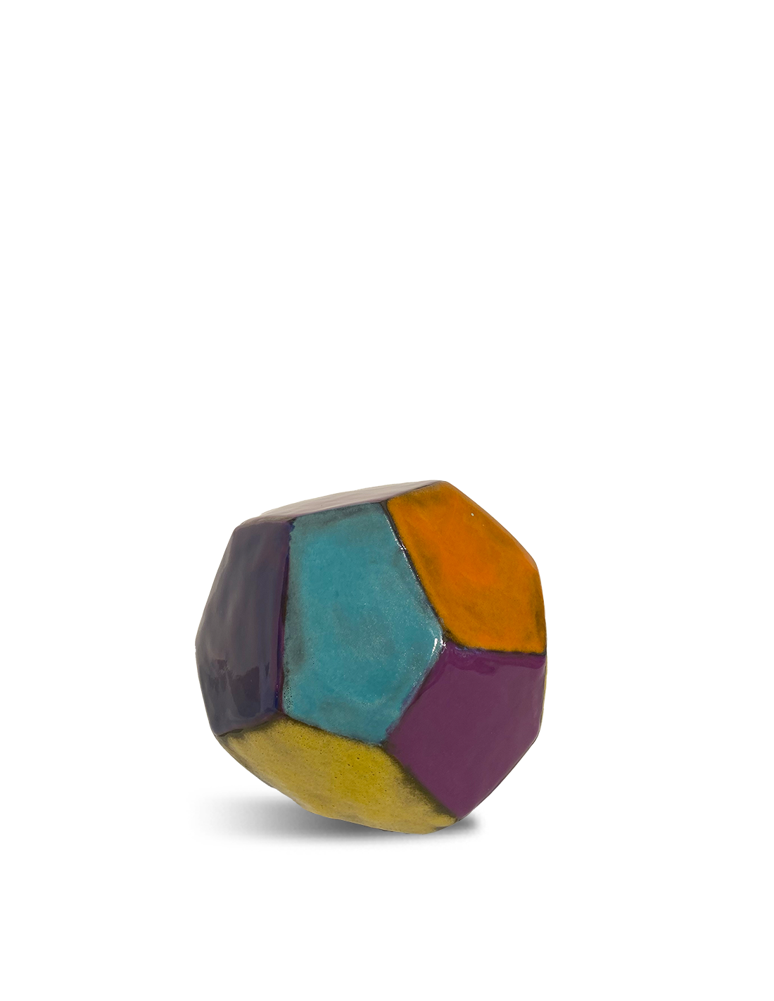 Boule à facettes (rouge, bleu, jaune, violet, vert, noir)