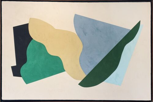 Sans titre (Vert, ocre, bleu, noir) image