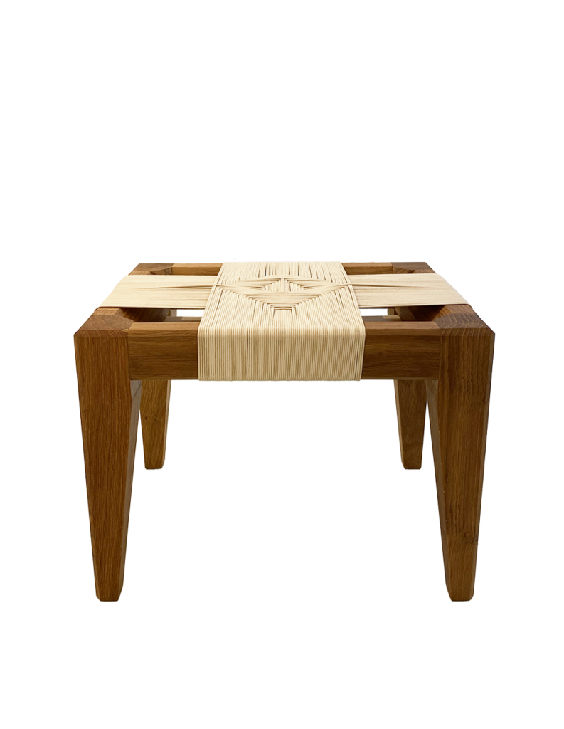 Tabouret assise Doki écru