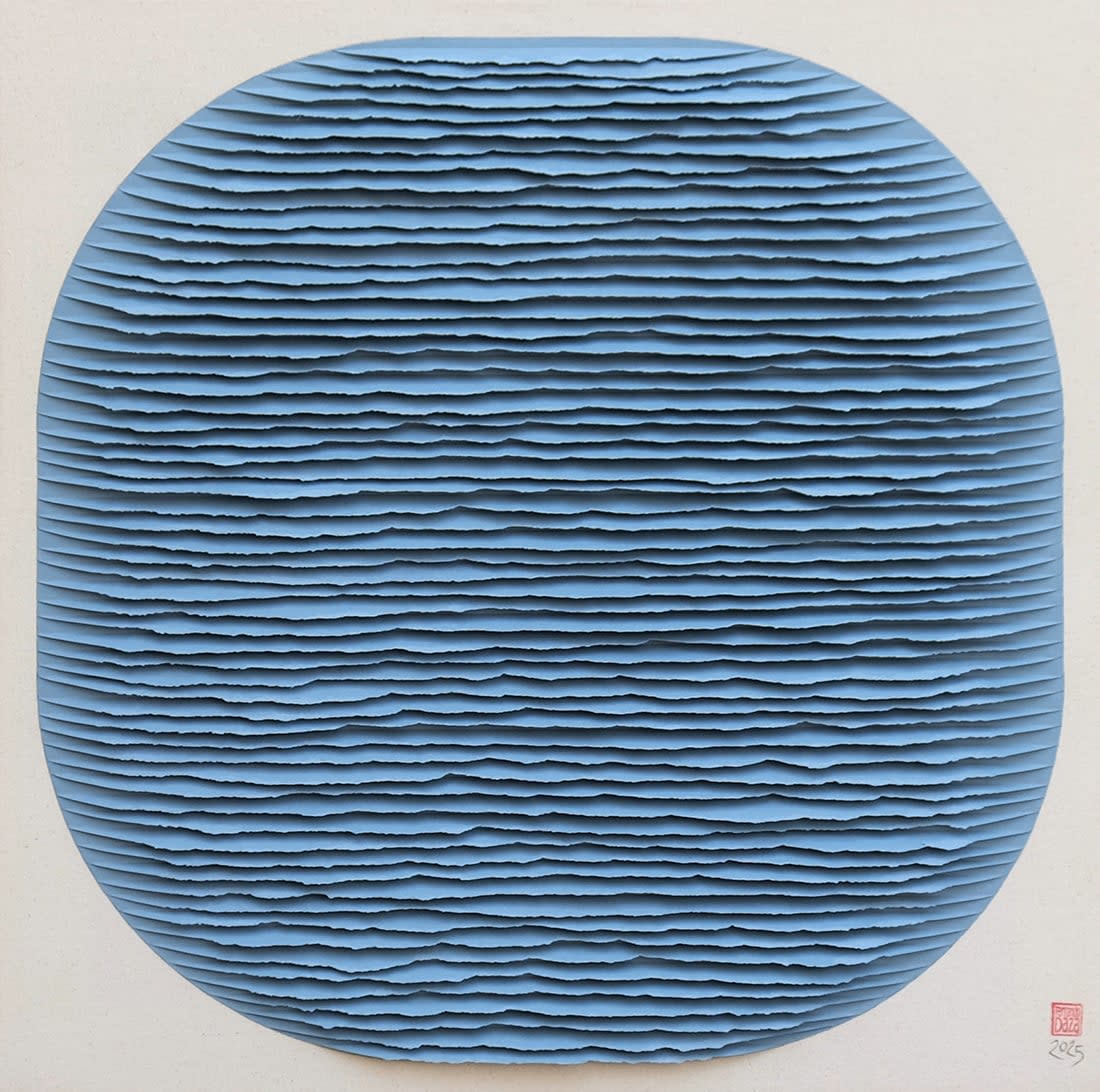 Image of Forme bleu gris