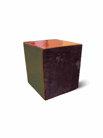 Je réserve l’œuvre de Danielle Lescot - Grand Cube (rouge, jaune, bleu)