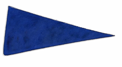 Je réserve l’œuvre de Danielle Lescot - Triangle bleu roi