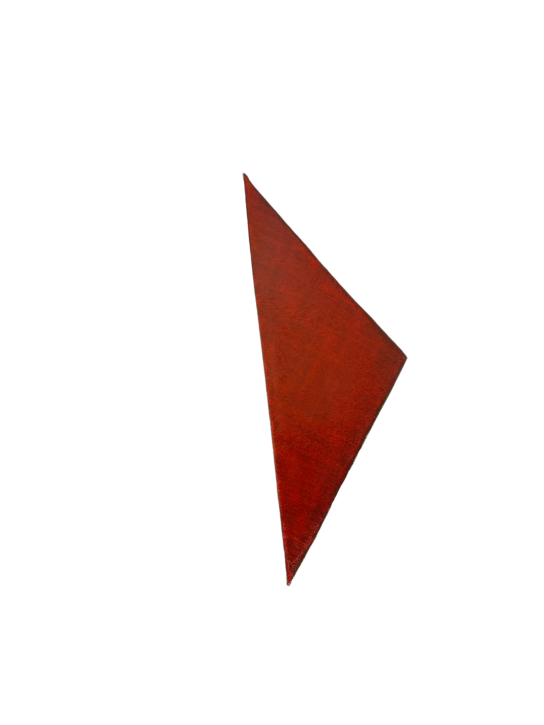 Image of Triangle mural rouge
