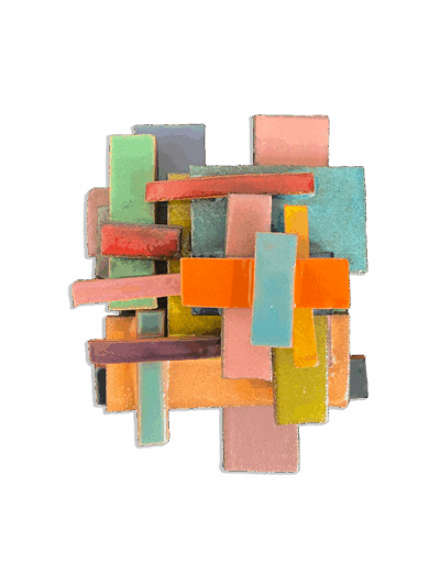 Je réserve l’œuvre de Danielle Lescot - Croisés superposés 1