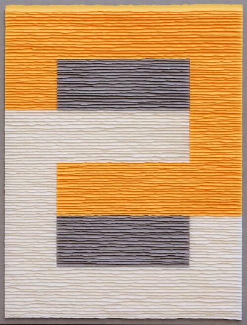 Structures entrelacées jaunes et blanches image