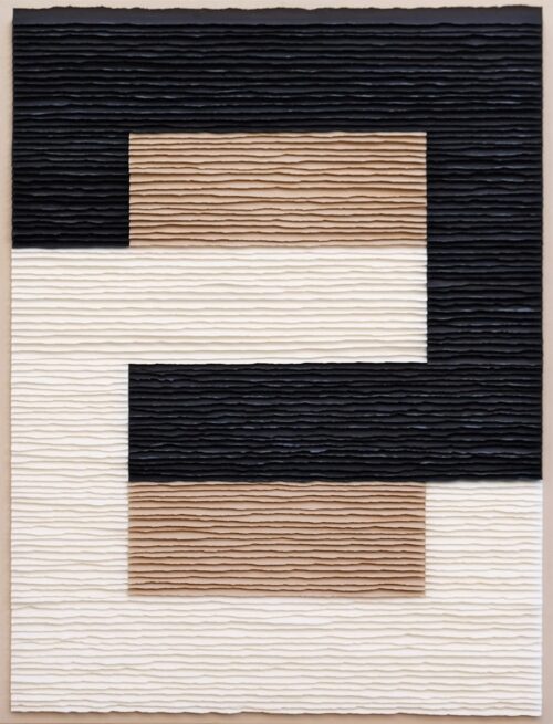 Structures entrelacées noires et blanches image