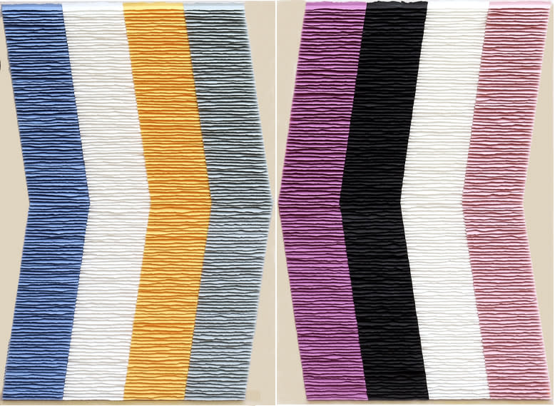 Image of Rayures verticales multicolores