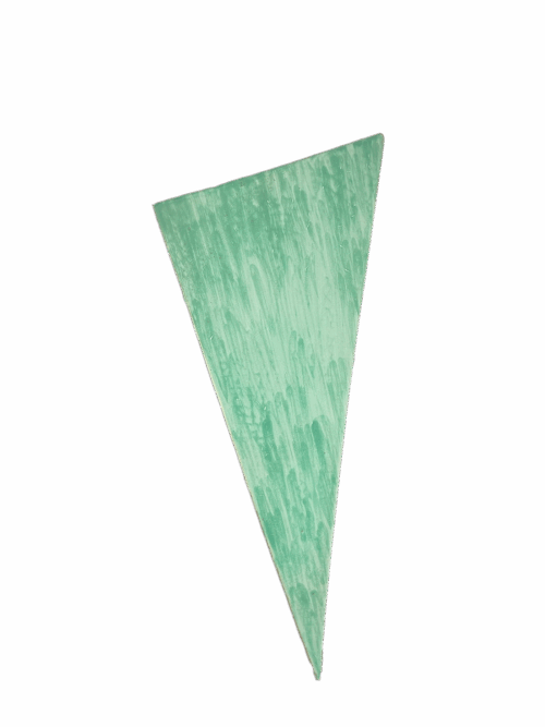 Triangle mural vert image