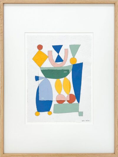 Je réserve l’œuvre de Marie Amédro - Formes loufoques sur papier n°8