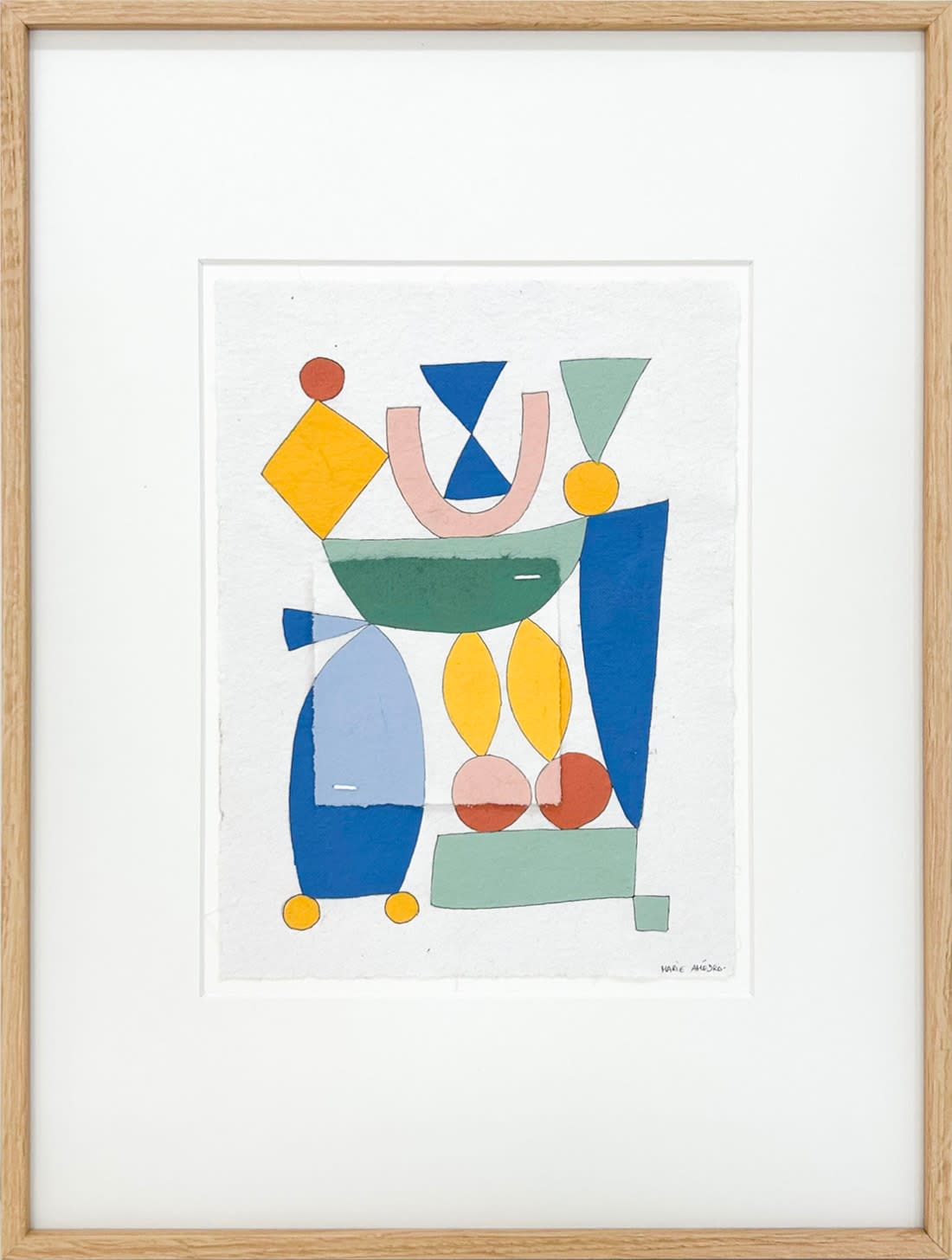 Formes loufoques sur papier n°8