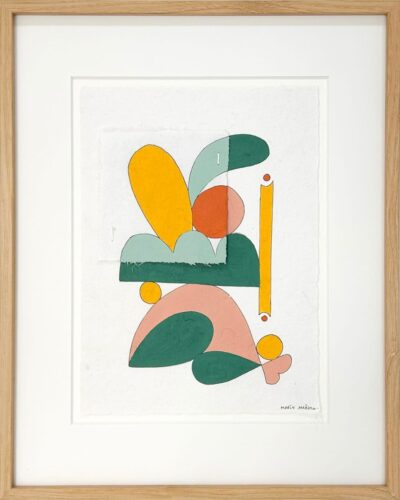 Je réserve l’œuvre de Marie Amédro - Formes loufoques sur papier n°3