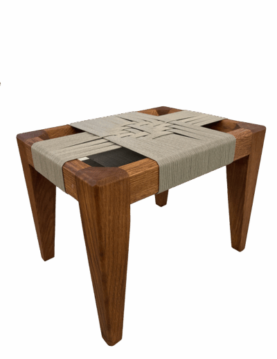 Je réserve l’œuvre de Biombo - Tabouret assise vert d'eau