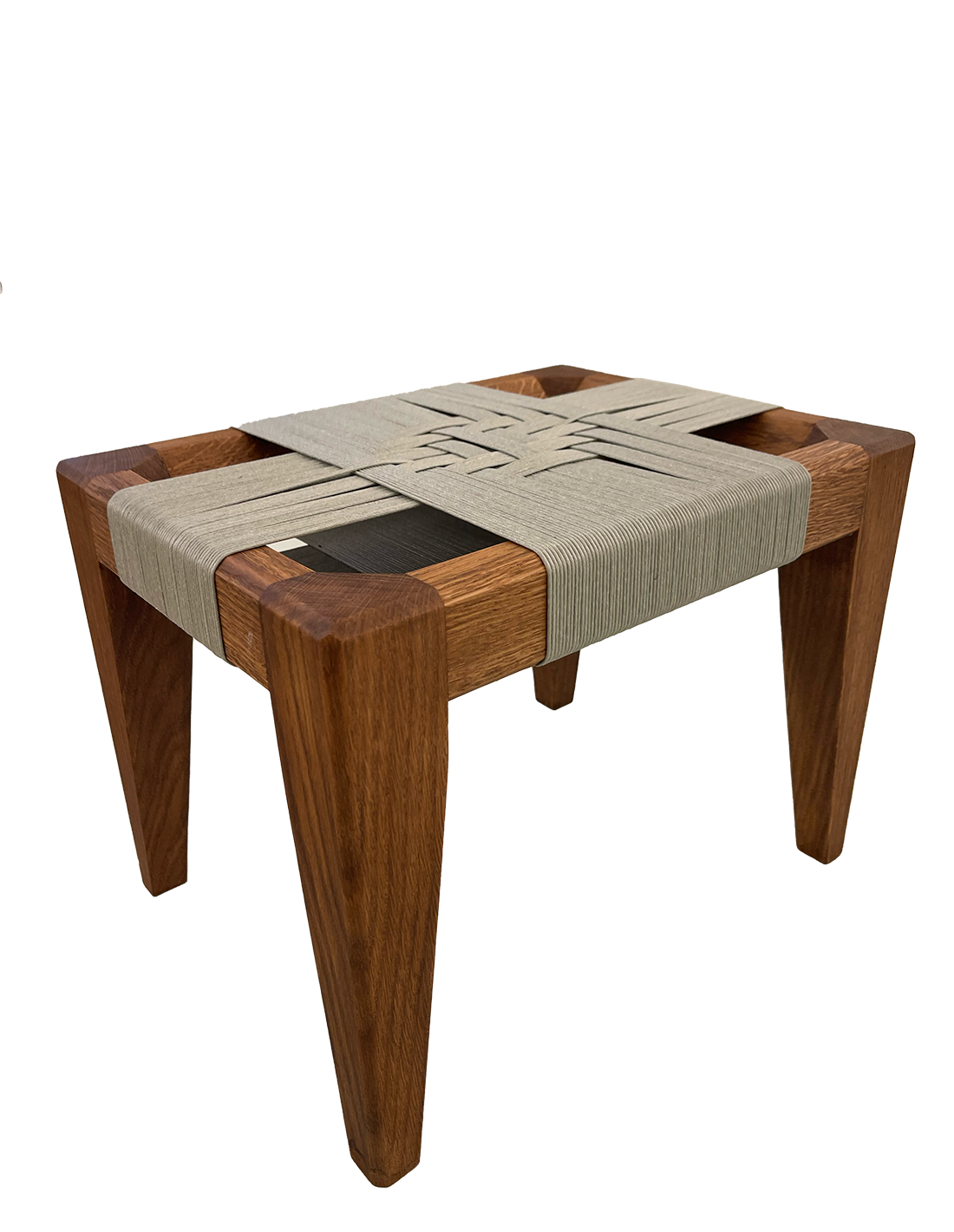 Image of Tabouret assise vert d'eau