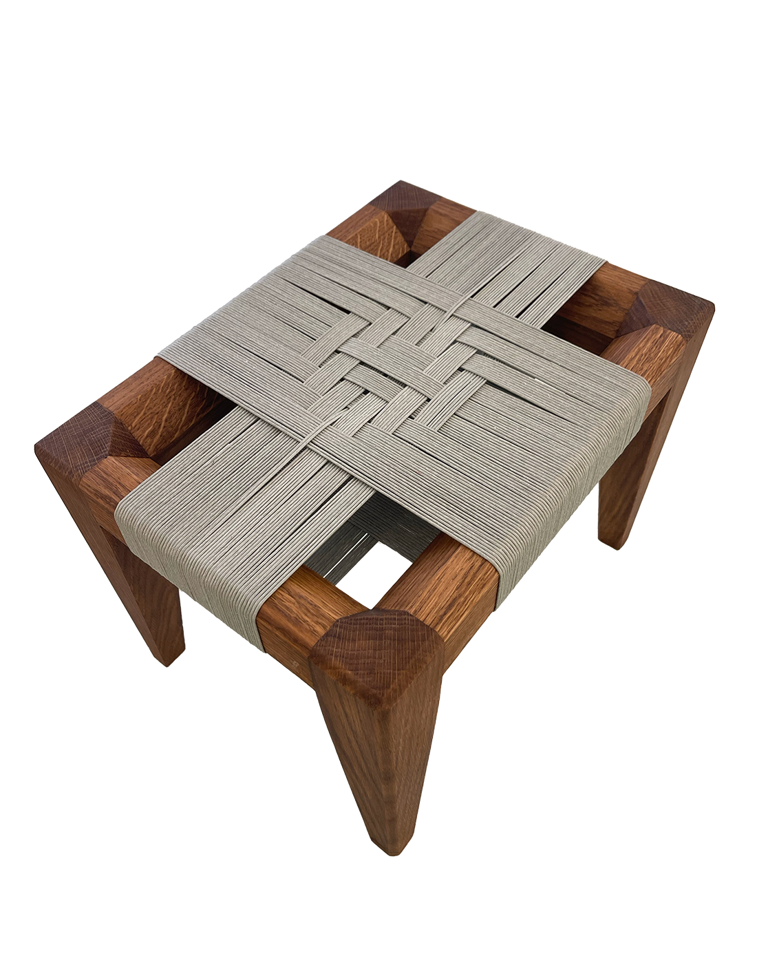 Image of Tabouret assise vert d'eau