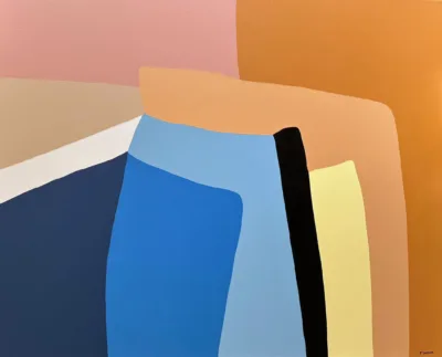 Je réserve l’œuvre de Julie Lansom - Coucher de soleil sur la mer I