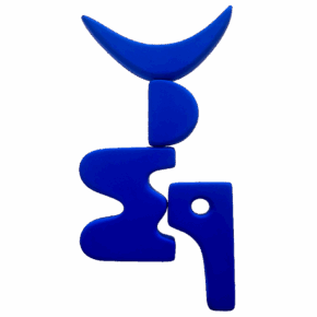 Bleu mat