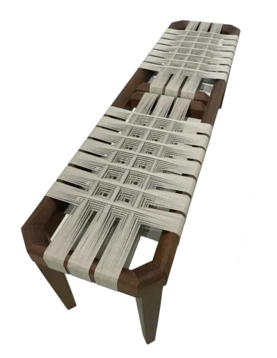 Je réserve l’œuvre de Biombo - Banc double Potsu vert d'eau