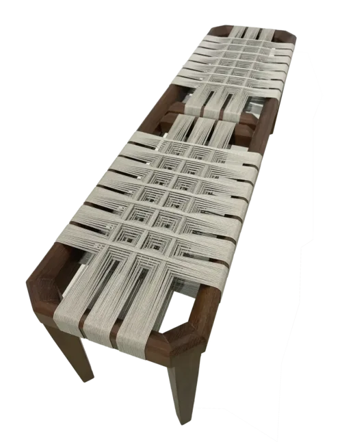 Banc double Potsu vert d'eau image