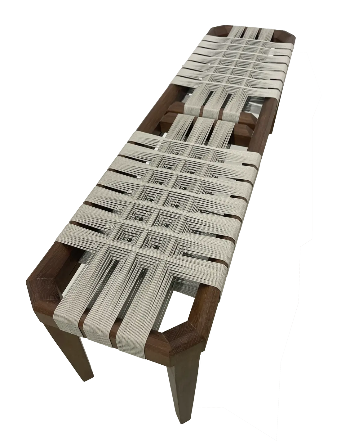 Image of Banc double Potsu vert d'eau