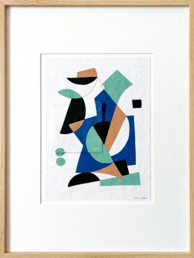 Je réserve l’œuvre de Marie Amédro - Entre formes sur papier n°1