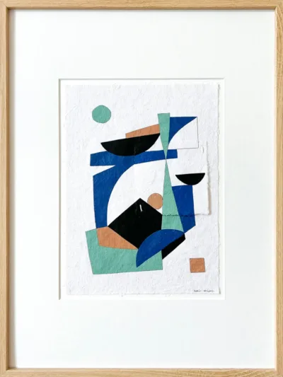 Je réserve l’œuvre de Marie Amédro - Entre formes sur papier n°2