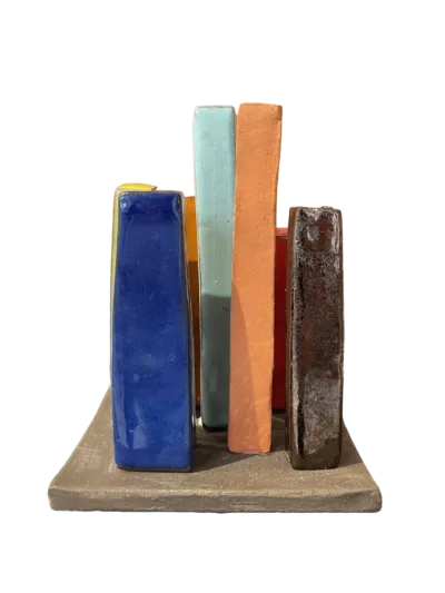Je réserve l’œuvre de Danielle Lescot - Sept tours sur carreau de terre noire 1