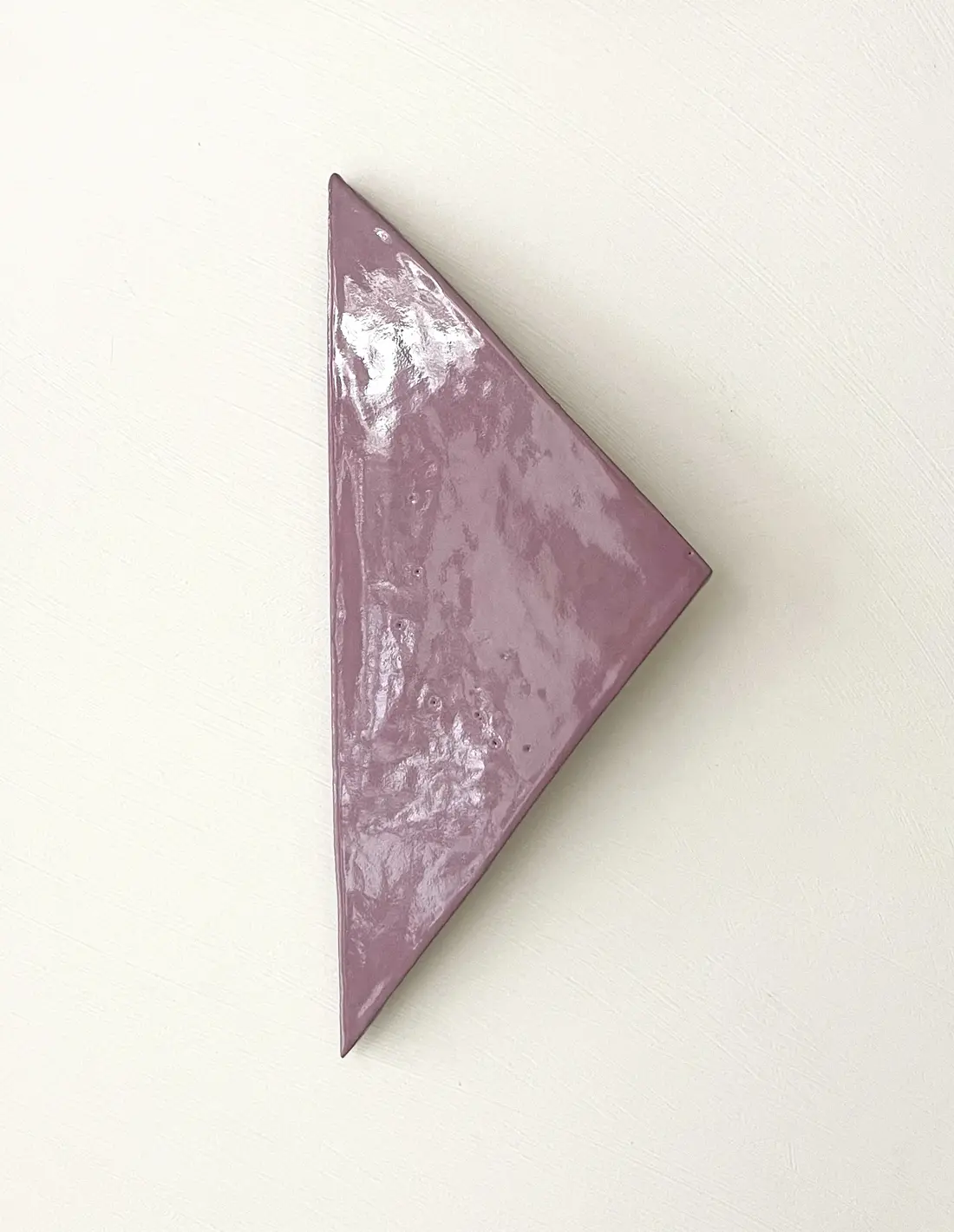 Image of Triangle Mural violet clair