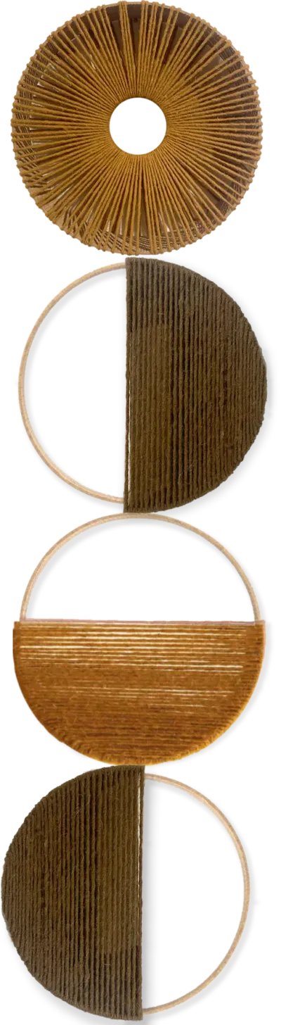 Je réserve l’œuvre de Vanska - Loops pattern IV fixe, grand modèle (Ourika et Moka)