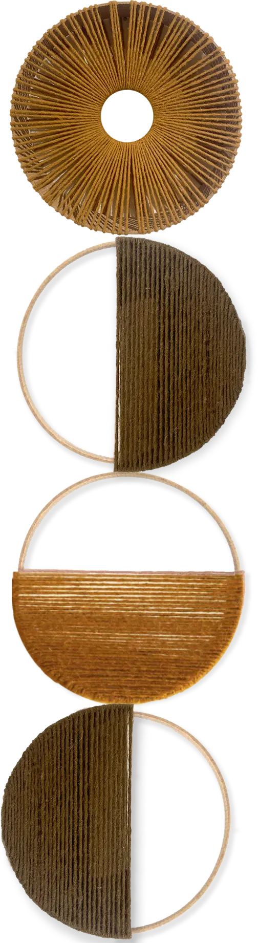 Loops pattern IV fixe, grand modèle (Ourika et Moka)